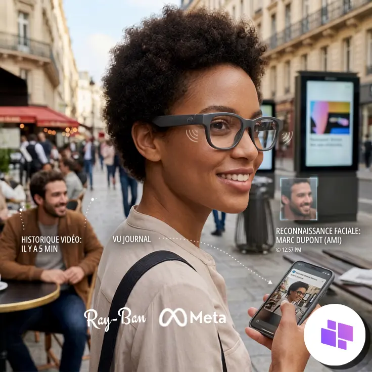 Meta teste des lunettes connectées qui voient et entendent tout : Révolution ou cauchemar pour la vie privée ?